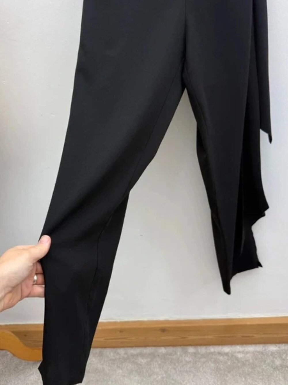 Coast Black Strapless Jumpsuit Size 16 - Picture 2 of 5
